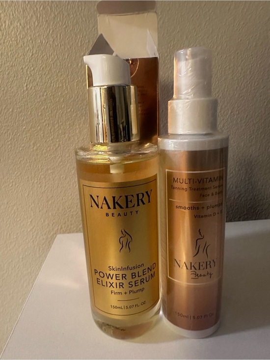 Nakery Beauty Other - Power Blend Elixir Serum & Multi-Vitamin Tanning Treatment Bundle